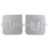 Thickened transparent, strongly adhesive, seamless mother-and-child buckle hook, bathroom waterproof, multi-functional power strip fixator, adhesive hanging buckle Item Picture